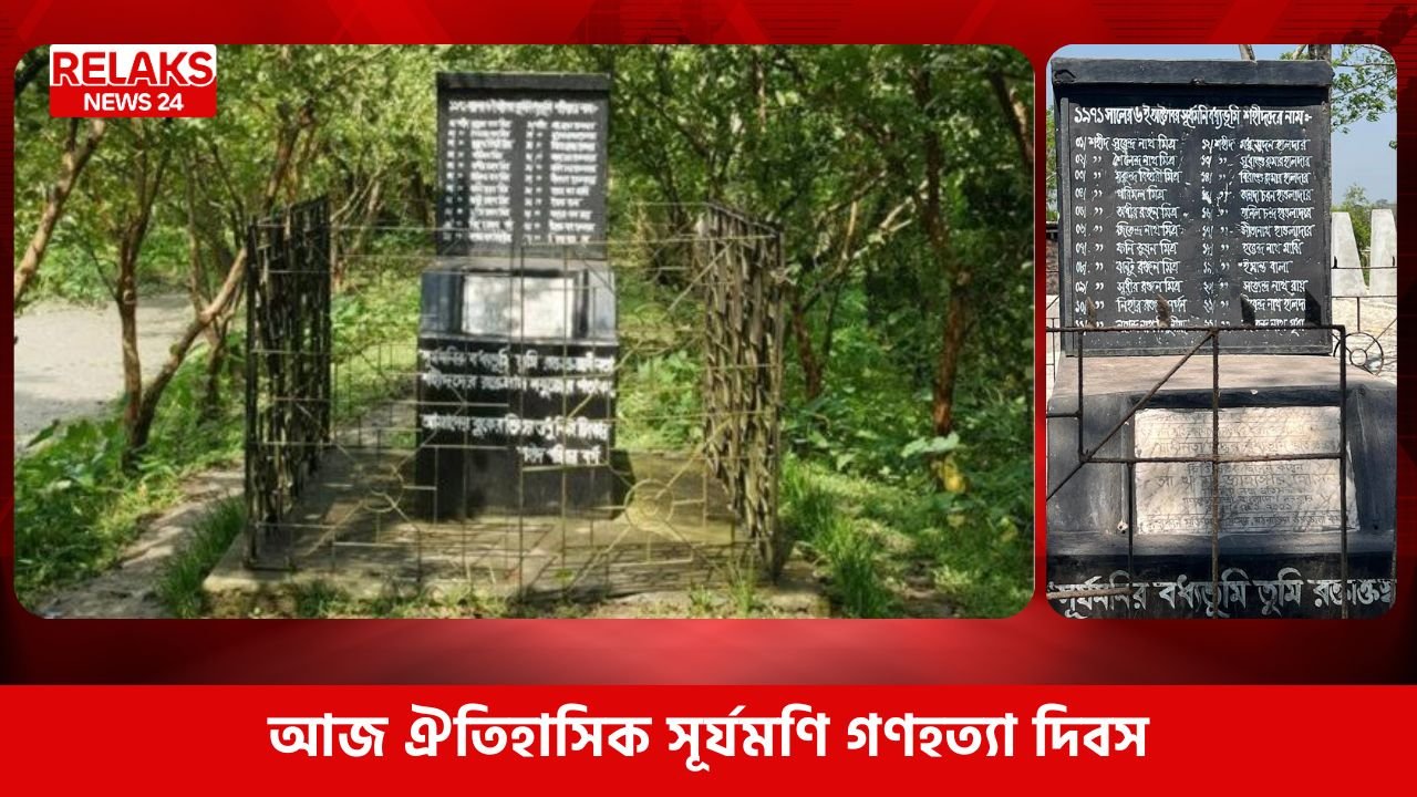 আজ ঐতিহাসিক সূর্যমণি গণহত্যা দিবস