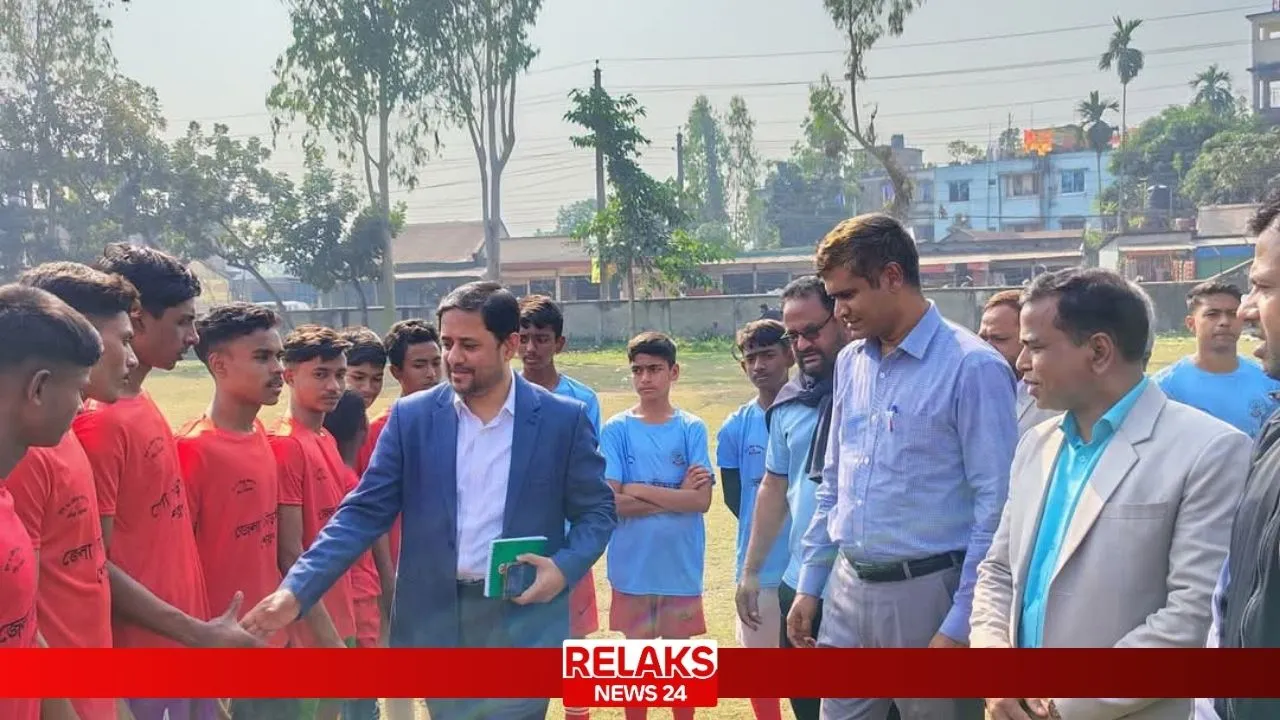 শেরপুরে ফুটবল খেলোয়াড় বাছাই প্রতিযোগিতা অনুষ্ঠিত